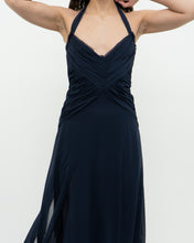 Load image into Gallery viewer, BCBG MAXAZRIA x Navy Pure Silk Dress (S)