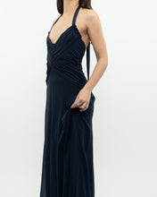 Load image into Gallery viewer, BCBG MAXAZRIA x Navy Pure Silk Dress (S)