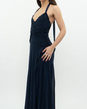 Load image into Gallery viewer, BCBG MAXAZRIA x Navy Pure Silk Dress (S)