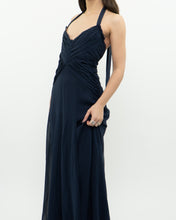 Load image into Gallery viewer, BCBG MAXAZRIA x Navy Pure Silk Dress (S)