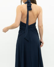 Load image into Gallery viewer, BCBG MAXAZRIA x Navy Pure Silk Dress (S)