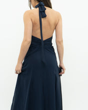 Load image into Gallery viewer, BCBG MAXAZRIA x Navy Pure Silk Dress (S)