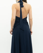 Load image into Gallery viewer, BCBG MAXAZRIA x Navy Pure Silk Dress (S)