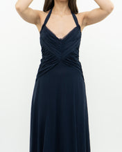 Load image into Gallery viewer, BCBG MAXAZRIA x Navy Pure Silk Dress (S)