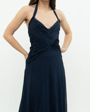 Load image into Gallery viewer, BCBG MAXAZRIA x Navy Pure Silk Dress (S)