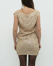 Load image into Gallery viewer, ALICE + OLIVIA Nude Sequin Dress (XS)