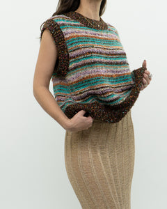 MAEVE x Shimmer Multicolour Knit Vest (One Size)