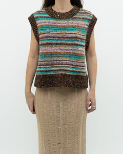 MAEVE x Shimmer Multicolour Knit Vest (One Size)