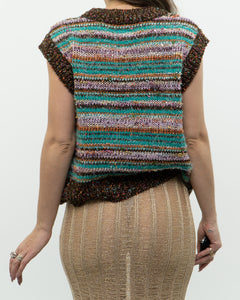 MAEVE x Shimmer Multicolour Knit Vest (One Size)