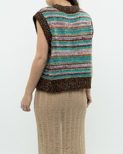 MAEVE x Shimmer Multicolour Knit Vest (One Size)