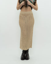 Load image into Gallery viewer, ZARA x Gold Shimmer Knit Skirt (XS-M)