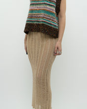 Load image into Gallery viewer, ZARA x Gold Shimmer Knit Skirt (XS-M)