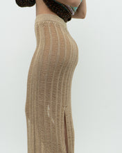 Load image into Gallery viewer, ZARA x Gold Shimmer Knit Skirt (XS-M)