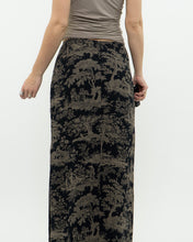 Load image into Gallery viewer, Vintage x Made in Canada x Navy, Beige Patterned Skirt (M, L)