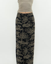 Load image into Gallery viewer, Vintage x Made in Canada x Navy, Beige Patterned Skirt (M, L)