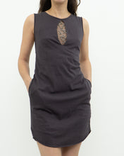 Load image into Gallery viewer, PHILLIP LIM 3.0 x Made in USA x Grey Mesh Cutout Rhinestone Dress (XS-M)