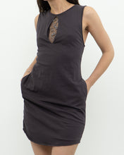 Load image into Gallery viewer, PHILLIP LIM 3.0 x Made in USA x Grey Mesh Cutout Rhinestone Dress (XS-M)