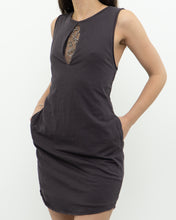 Load image into Gallery viewer, PHILLIP LIM 3.0 x Made in USA x Grey Mesh Cutout Rhinestone Dress (XS-M)