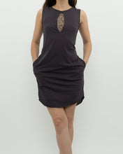 Load image into Gallery viewer, PHILLIP LIM 3.0 x Made in USA x Grey Mesh Cutout Rhinestone Dress (XS-M)