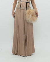 Load image into Gallery viewer, ZARA x Champagne Satin Flowy Skirt (XS, S)