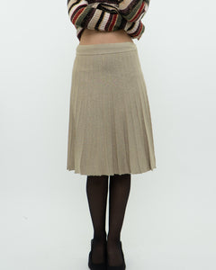 Vintage x ZARA Gold Shimmer Skirt/Dress (M)