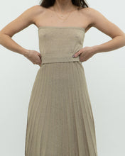 Load image into Gallery viewer, Vintage x ZARA Gold Shimmer Skirt/Dress (M)