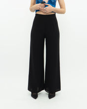 Load image into Gallery viewer, Vintage x Made in Canada x Black Flowy Dress Pant (XS, S)