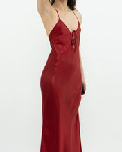 Load image into Gallery viewer, Vintage x LA VIE EN ROSE Red Satin Shimmer Dress (S)