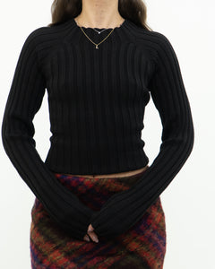 OAK + FORT Chunky Ribbed Knit Sweater (XS-M)