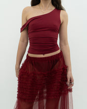 Load image into Gallery viewer, Modern x Red Off-Shoulder Fitted Top (S, M)