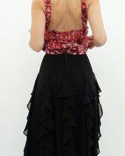 Load image into Gallery viewer, Vintage x Black Frilly Dress Skirt (XXS, XS)