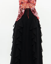 Load image into Gallery viewer, Vintage x Black Frilly Dress Skirt (XXS, XS)