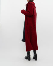 Load image into Gallery viewer, Vintage x TRISTAN &amp; ISEUT Red Knit Wool-Blend Long Cardigan (XS, S)