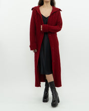 Load image into Gallery viewer, Vintage x TRISTAN &amp; ISEUT Red Knit Wool-Blend Long Cardigan (XS, S)