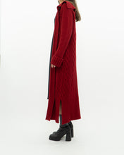 Load image into Gallery viewer, Vintage x TRISTAN &amp; ISEUT Red Knit Wool-Blend Long Cardigan (XS, S)