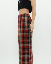 Load image into Gallery viewer, Vintage x Made in Canada x Red Plaid Midi Skirt (XS, S)