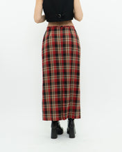 Load image into Gallery viewer, Vintage x Made in Canada x Red Plaid Midi Skirt (XS, S)