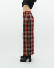 Load image into Gallery viewer, Vintage x Made in Canada x Red Plaid Midi Skirt (XS, S)