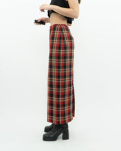 Load image into Gallery viewer, Vintage x Made in Canada x Red Plaid Midi Skirt (XS, S)