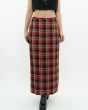 Load image into Gallery viewer, Vintage x Made in Canada x Red Plaid Midi Skirt (XS, S)