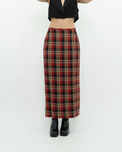 Load image into Gallery viewer, Vintage x Made in Canada x Red Plaid Midi Skirt (XS, S)