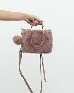 ISAAC MAZRAHI x Pink Fuzzy Purse