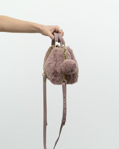 ISAAC MAZRAHI x Pink Fuzzy Purse