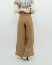 Load image into Gallery viewer, ALICE + OLIVIA x Camel Linen Wide Leg Pant (M)