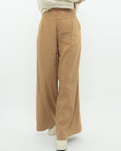 Load image into Gallery viewer, ALICE + OLIVIA x Camel Linen Wide Leg Pant (M)