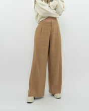 Load image into Gallery viewer, ALICE + OLIVIA x Camel Linen Wide Leg Pant (M)