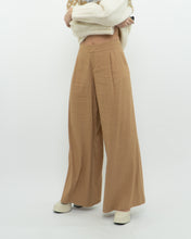 Load image into Gallery viewer, ALICE + OLIVIA x Camel Linen Wide Leg Pant (M)