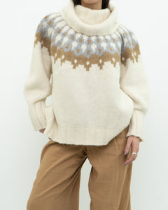 BANANA REPUBLIC x Angora-blend Hoiday Sweater (S-L)