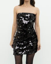 Load image into Gallery viewer, 12TH TRIBE x Black Strapless Sequin Dress (S, M)