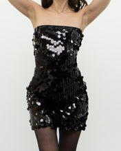 Load image into Gallery viewer, 12TH TRIBE x Black Strapless Sequin Dress (S, M)